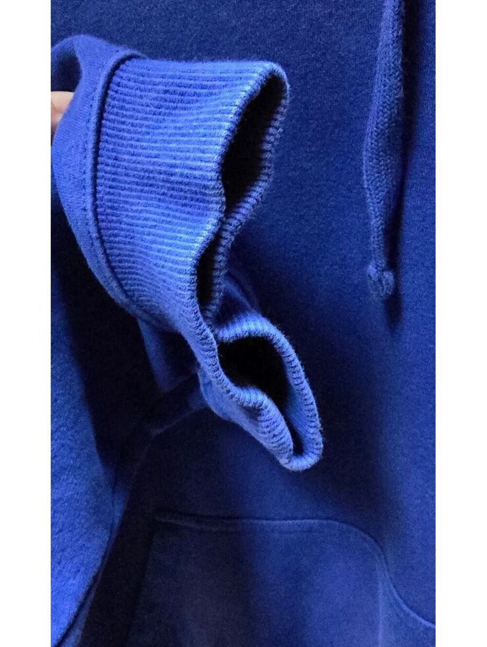 H&M Take It Chill Daisy Graphic Hoodie Blue XXL Relaxed Fit - Picture 6 of 7